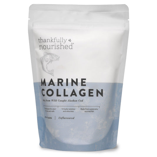 Thankfully Nourished Marine Collagen 100g Or 300g, Unflavoured