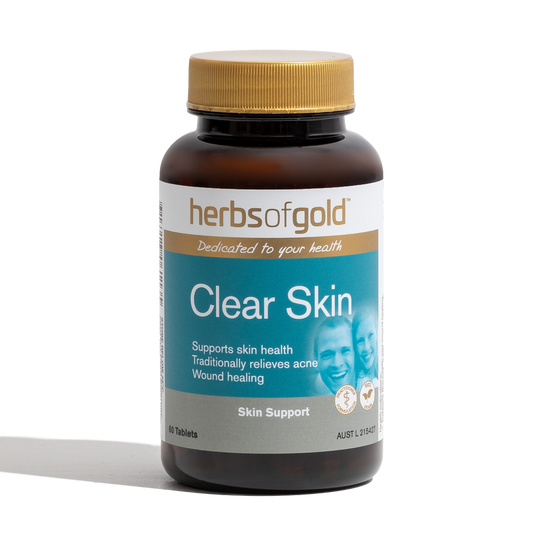 Herbs Of Gold Clear Skin, 60 Tablets (Vegan)