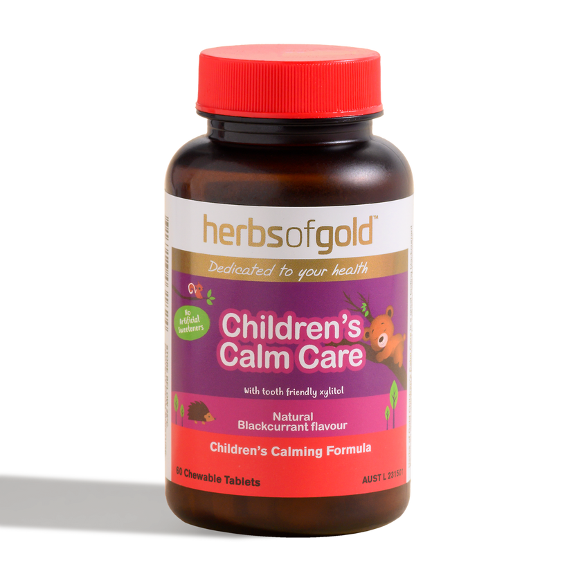Herbs Of Gold Children's Calm Care, 60 Chewable Tablets