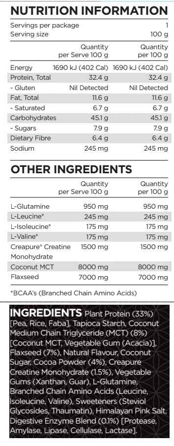 Prana On Natural Mass Protein 1.2kg Or 2.5kg, Mylk Chocolate