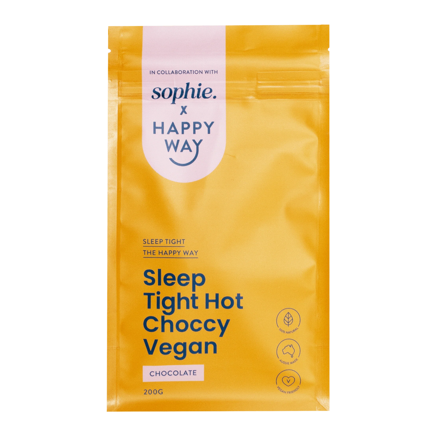 Happy Way Sophie's Sleep Tight Hot Choccy 200g, Vegan
