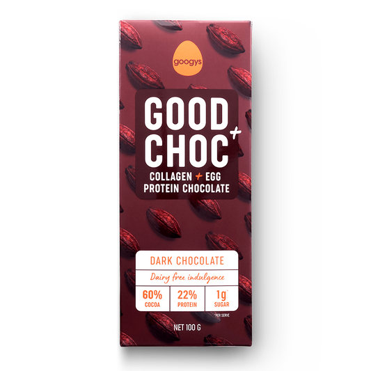 Googy's Good Choc+ 100g, Dark Chocolate