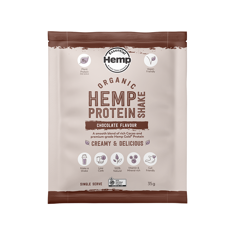 Hemp Foods Australia Organic Hemp Protein 35g Or 420g, Chocolate Flavour