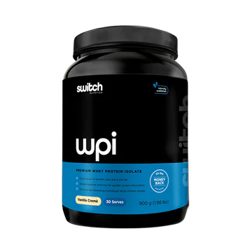 Switch Nutrition Whey Protein Isolate Switch 900g, Vanilla Creme {Premium Natural WPI}