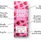 Googy's Good Choc+ 100g, Dark Raspberry