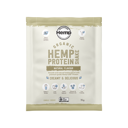 Hemp Foods Australia Organic Hemp Protein 35g Or 420g, Natural Flavour