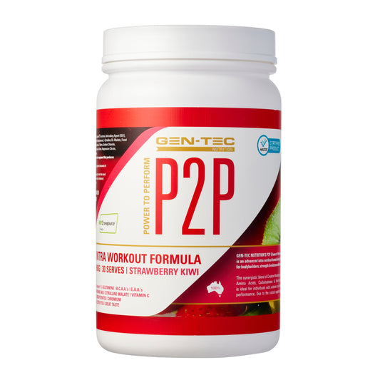 Gen-Tec Nutrition P2P Intra Workout 900g, Strawberry Kiwi Flavour