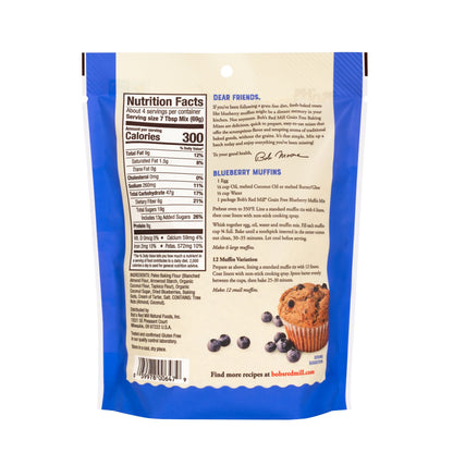 Bob's Red Mill Grain Free Blueberry Muffin Mix 255g, Gluten Free