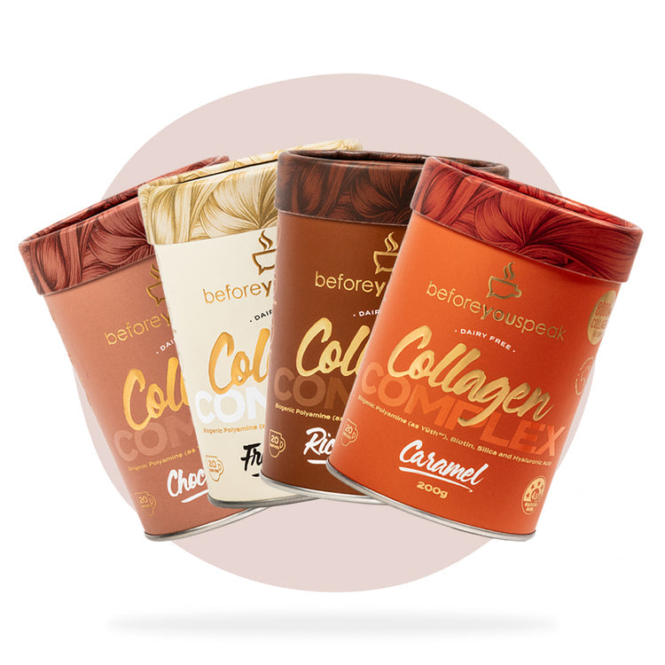 Before You Speak Collagen Complex 200g, Caramel Flavour