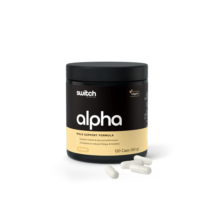 Switch Nutrition Alpha Switch 120caps, {Male Support Formula}