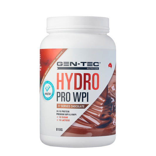 Gen-Tec Nutrition Hydro Pro WPI 810g Or 1.8kg, Chocolate Flavour