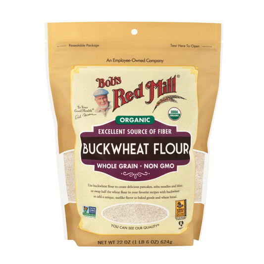 Bob's Red Mill Buckwheat Flour 623g, Organic & Gluten Free