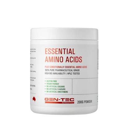 Gen-Tec Nutrition Essential Amino Acids 200g Or 500g