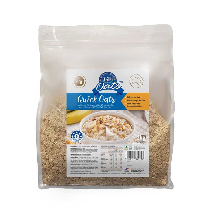 Gloriously Free Aussie Quick Oats 500g, 1kg Or 2kg {Wheat Free}