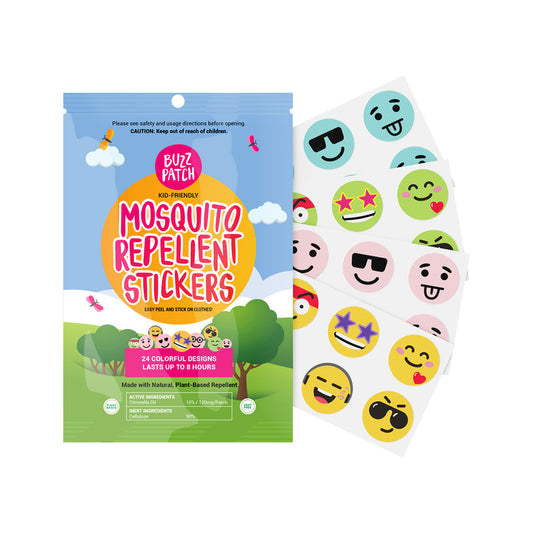 The Natural Patch Co. Mosquito Repellent Stickers 24 Or 60 Patches, Lasts Up TO 8 Hours!