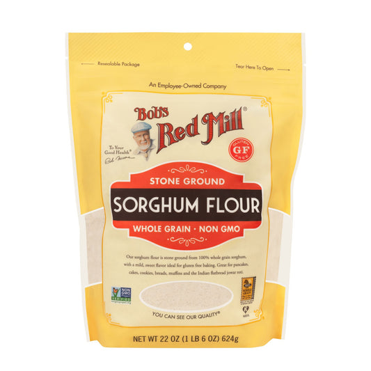 Bob's Red Mill Whole Grain Sorghum Flour 680g, Gluten Free & Stone Ground