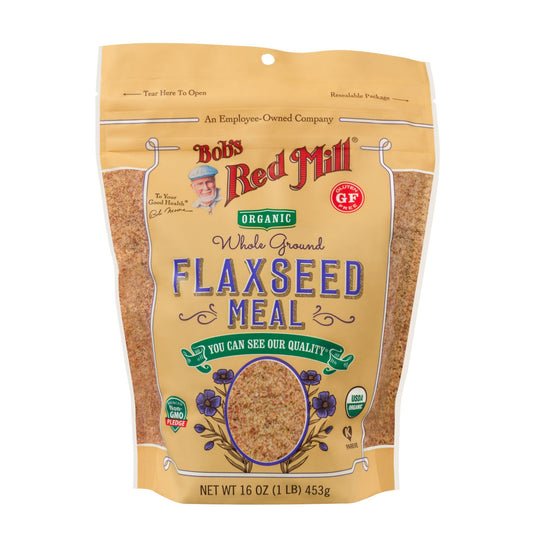 Bob's Red Mill Brown Flaxseed Meal 453g, Certified Organic & Gluten Free