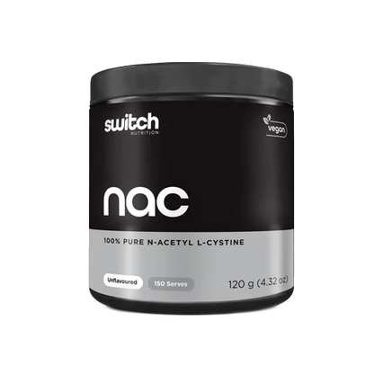 Switch Nutrition N-Acetyl L-Cystine 120g, Unflavoured {Powerful Antioxidant}