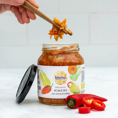 Biona Certified Organic Kimchi 350g, Spice Up Your Meals!