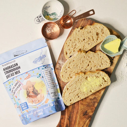 Sourdough Mumma Organic Khorasan Sourdough Bread Mix Traditional 500g, Ancient Grain Artisan Loaf