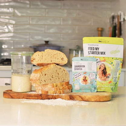 Sourdough Mumma Organic Sourdough Bread Making Kit Traditional 1.52kg, Complete Starter Bake Set