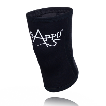 Rappd Heavy Duty Knee Sleeves, 7mm Recommended For Squats, Deadlifts, Leg Press & Lunges