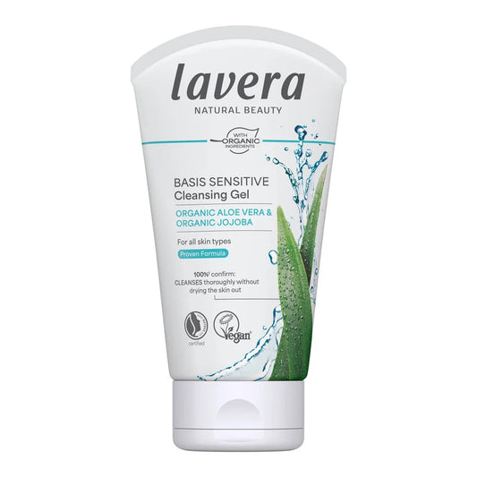 Lavera Basis Sensitiv Cleansing Gel 125mL, Normal & Combination Skin