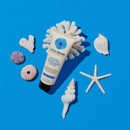 Little Urchin Natural Clear Zinc Sunscreen SPF 50+ 100g Or 300g, 3 Hour Water Resistant Ocean & Reef Friendly
