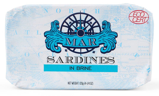 MAR Sardines In Brine 120g, BPA Free Cans