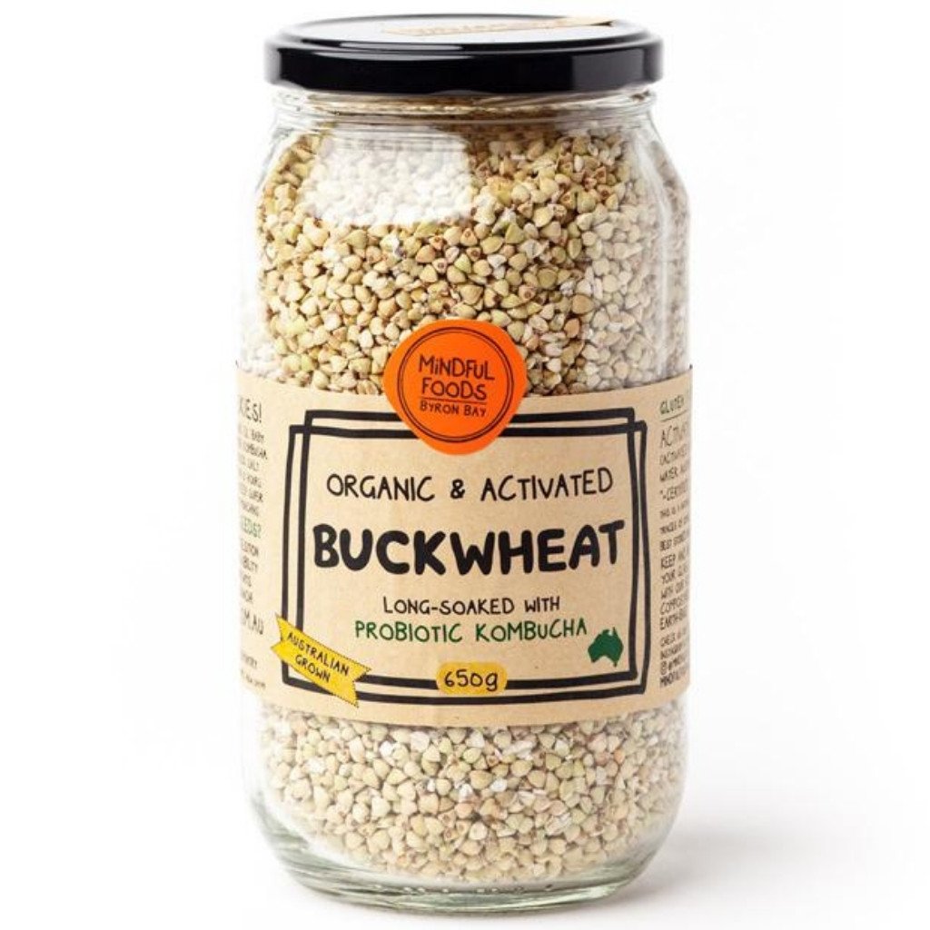 Mindful Foods Activated & Organic Buckwheat 680g, Long Soaked With Probiotic Kombucha