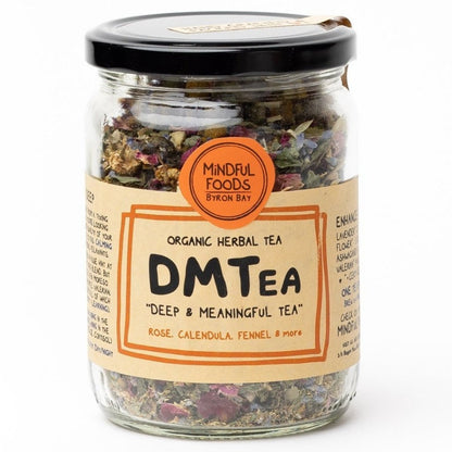 Mindful Foods Organic Herbal Tea Deep & Meaningful Brew {DMTea} 50g Or 130g, With Hibiscus, Orange & Rhodiola
