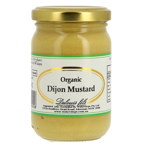 Delouis France Organic Dijon Mustard 200g Or 350g Jar, Product Of France