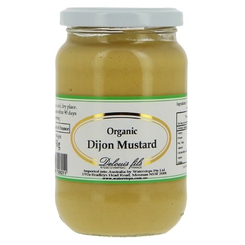 Delouis France Organic Dijon Mustard 200g Or 350g Jar, Product Of France