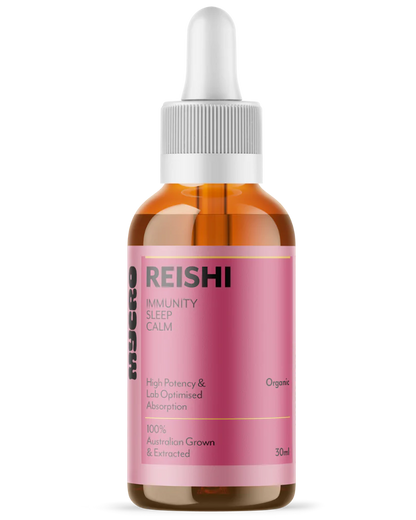 Mycro Hero Organic Reishi Mushroom Extract 30mL, For Immunity Sleep & Calm