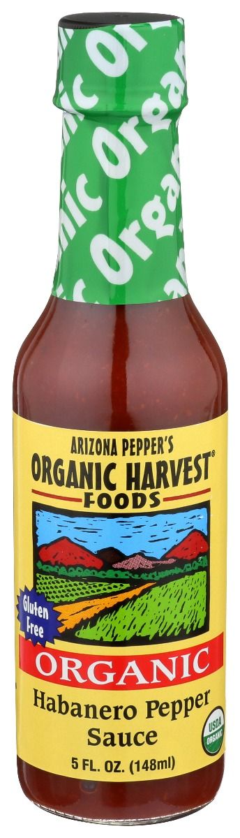 Organic Harvest Foods Hebanero Pepper Sauce 148mL, Certified Organic & Gluten-Free