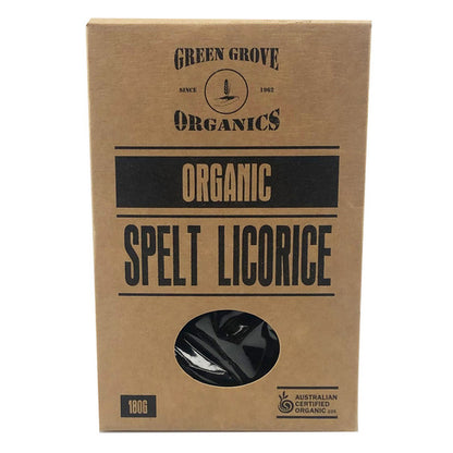 Junee Spelt Licorice 180g, Australian Certified Organic