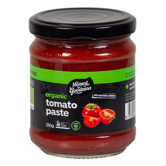 Honest To Goodness Tomato Paste 210g, Australian Certified Organic