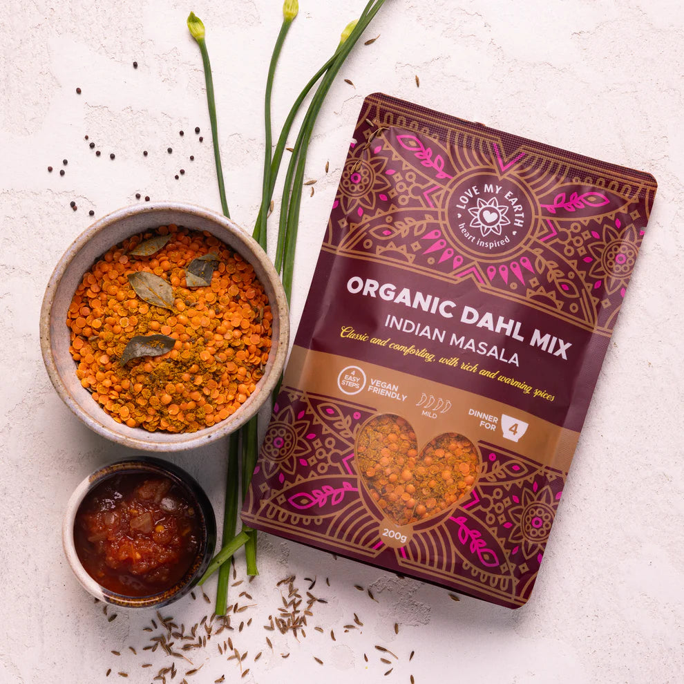 Love My Earth Organic Dahl Mix 200g, Indian Masala Classic & Comforting