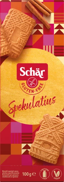 Schar Gluten Free Spekulatius Spiced Biscuits 100g, For Warm Nostalgic Flavours
