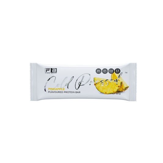 Fibre Boost Cold Pressed Protein Bar Single or Box of 12, Pineapple