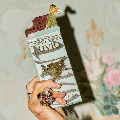 Loco Love Luvio Peppermint & Cacao Crisp Chocolate Truffle Bar 90g, Gluten & Peanut Free