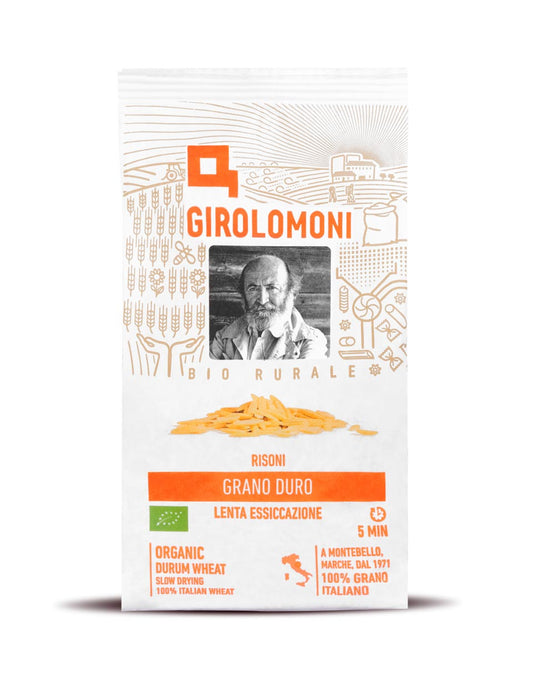 Girolomoni Certified Organic Durum Wheat Risoni 500g, Perfect For Soup