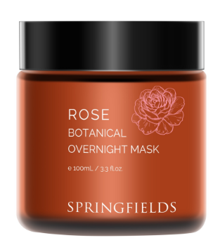 Springfields Rose Botanical Overnight Mask 100mL, For Fresh & Luminous Skin