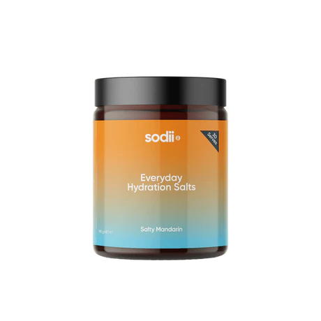Sodii Everyday Hydration Salts Assorted Flavours 185g, 30 Serves of True Hydration