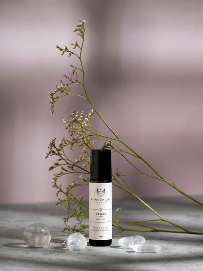 Ananda Life Venus Spiritual Inner Balance Pulse Point Aromatherapy Roller 10mL, Dispel Negativity & Restore Harmony
