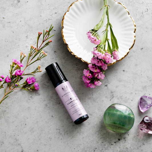 Ananda Life Harmonia Spiritual Deep Relaxation Pulse Point Aromatherapy Roller 10mL, Relax The Body & Mind