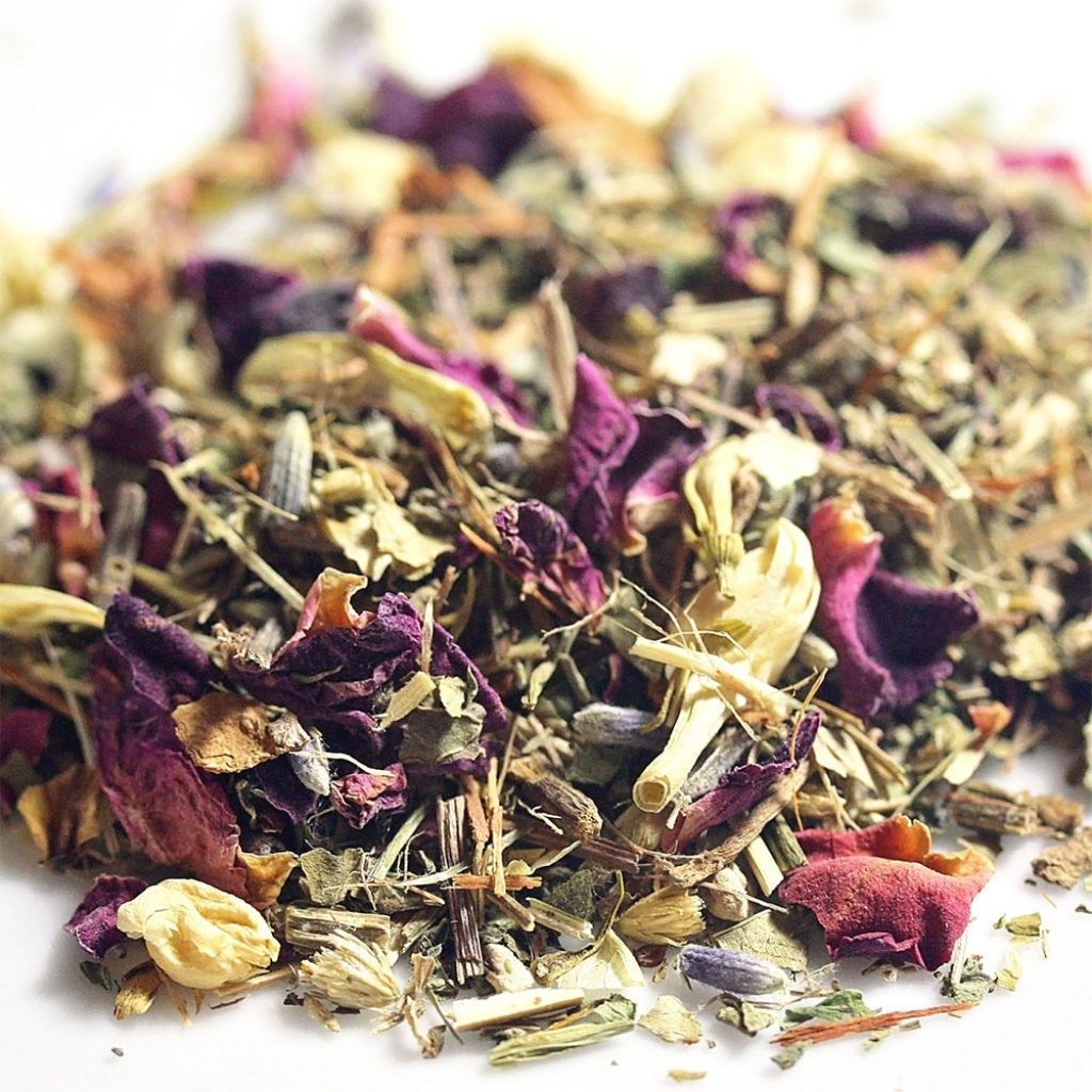 Mindful Foods Organic Herbal Tea Deep & Meaningful Brew {DMTea} 50g Or 130g, With Hibiscus, Orange & Rhodiola