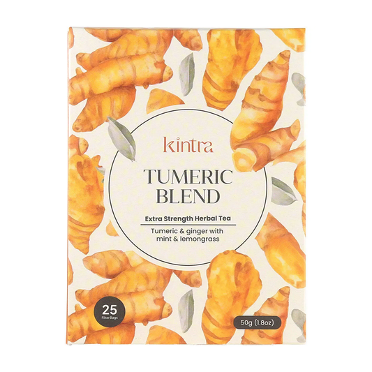 Kintra Foods Turmeric Blend 25 Tea Bags, With Mint & Lemongrass