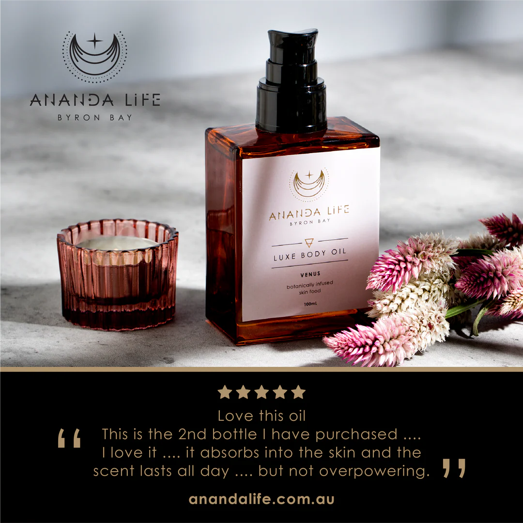 Ananda Life Luxe Body Oil 100mL, Venus
