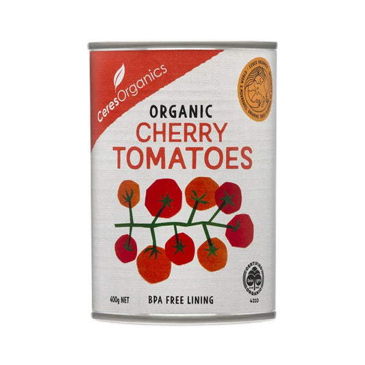 Ceres Organics Organic Cherry Tomatoes 400g, BPA Free Can